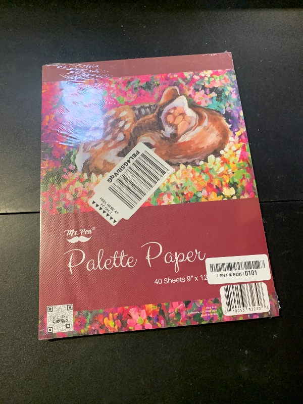 Photo 1 of Mr. Pen- Disposable Paint Palette Paper Paint Pad, 9"x12", 40 Sheets, Acrylic Paint Paper