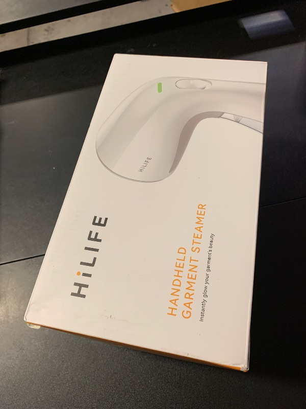 Photo 1 of HiLIFE Steamer for Clothes, Handheld Clothes Steamer with Large 300ml Tank, 1100W Strong Power, 30S Fast Heat-up, Garment Fabric Wrinkle Remover, Portable & Compact Travel Size ONLY FOR 120V (White)