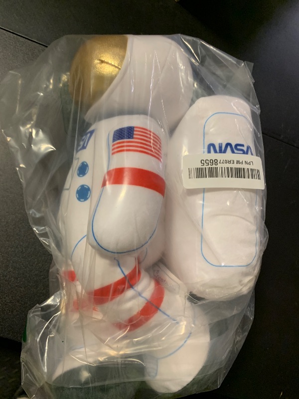 Photo 1 of ArtCreativity 12" Plush Toy Astronaut Figurine, Realistic Astronaut with NASA & USA Flag Arm Patches, Space Decor Astronauts for Kids 3-5, Toddler Baby Toys, Great Birthday Gift