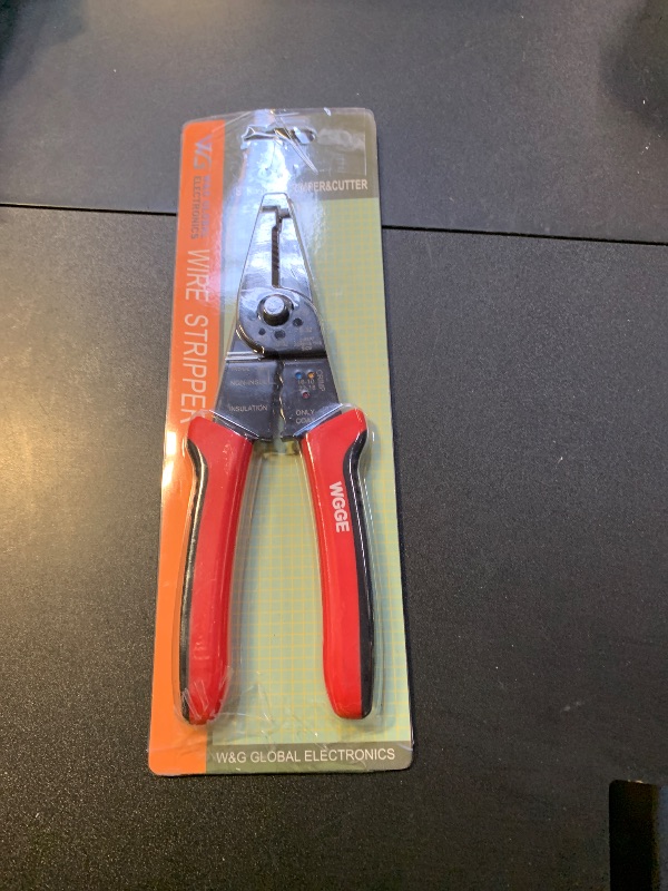 Photo 1 of WGGE WG-015 Professional 8-inch Wire Stripper/wire crimping tool, Wire Cutter, Wire Crimper, Cable Stripper, Wiring Tools and Multi-Function Hand Tool.