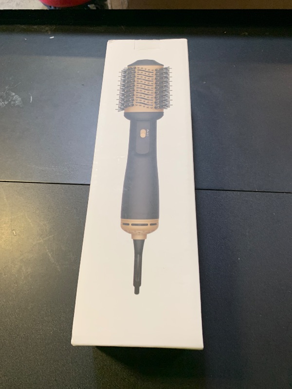 Photo 1 of Lopeie Hair Dryer Brush Blow Dryer Brush in One, 4 in 1 Hair Dryer and Styler Volumizer with Oval Barrel, Professional Salon Hot Air Brush for All Hair Types, Gold