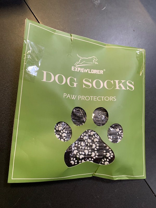 Photo 1 of EXPAWLORER 6PCS Anti-Slip Dog Socks to Prevent Licking Paws,Dog Shoes for Hot Pavement,Best Paw Protector Traction Control on Hardwood Floor,Dog Booties for Puppy Small Medium Large Senior Dogs