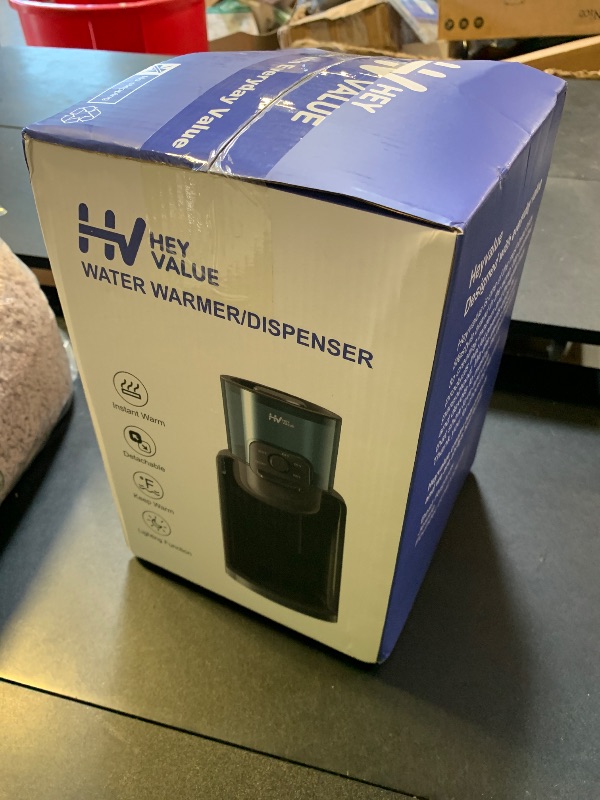 Photo 1 of Water Warmer, HEYVALUE Baby Bottle Warmer, Formula Maker with Night Light, 4 Temperature Control & 72H Keep Warm, Detachable Tank, Instantly Dispenses Warm Water, Feed Baby More Easier and Healthier