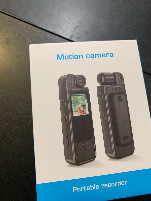 Photo 1 of 4K Body Cameras with Audio and Video Recording: WiFi & Night Vision Body Cam, 180° Rotating Lens, 7Hr Battery, 128GB Bodycam, Wearable Pocket Camera for Outdoor Sports, Ridings, Travels, Security