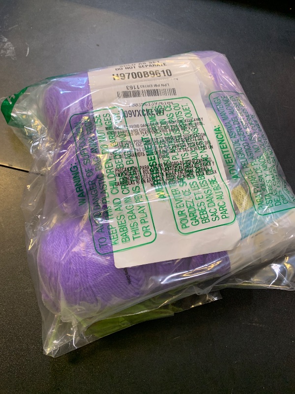 Photo 1 of Caron Simply Soft Grape Brites Yarn - 3 Pack of 170g/6oz - Acrylic - 4 Medium (Worsted) - 315 Yards - Knitting/Crochet