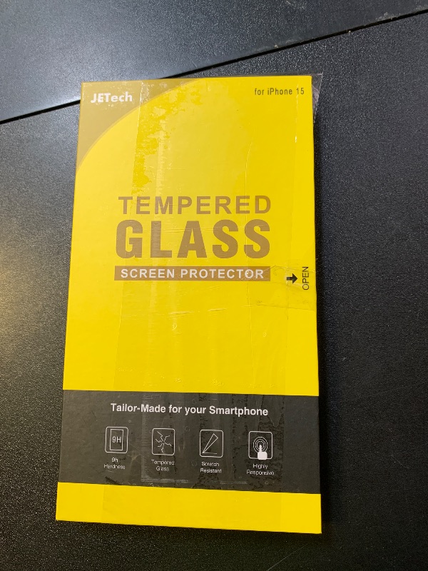 Photo 1 of JETech Privacy Screen Protector for iPhone 12 6.1-Inch with Camera Lens Protector, Anti Spy Tempered Glass Film, 2-Pack Each