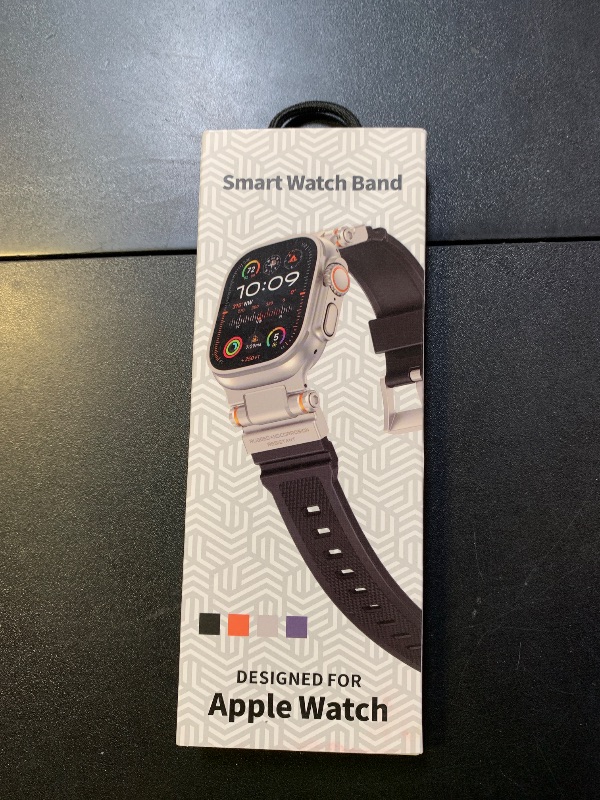Photo 1 of FOAMUNOC Rugged Band Compatible with Apple Watch Ultra 3/2/1 Band 49mm/46mm/45mm/44mm/42mm, Metal Connector with Strap for iWatch Ultra Series 11/10/9/8/7/6/SE3/SE2/SE/5/4/3/2/1, Army Green/Titanium