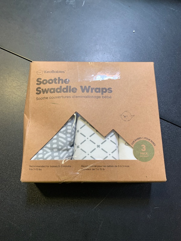 Photo 1 of KeaBabies 3-Pack Organic Baby Swaddle Sleep Sacks - Swaddles for Newborns, Infant 0-3 Months, Baby Girls, Boys, Soft & Snug Newborn Sleep Sack, Nursery Swaddling Blankets (Nordic)