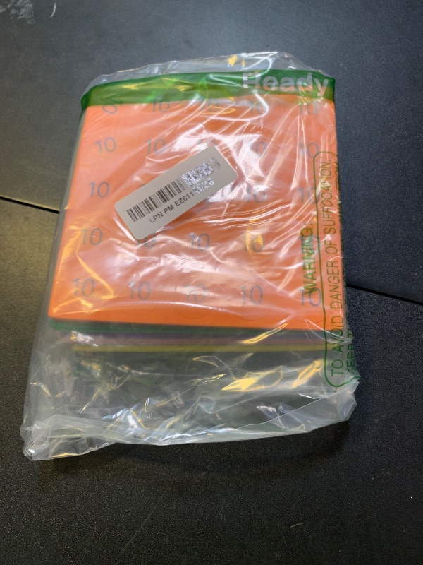 Photo 1 of Hebayy 250 PCS EVA Place Value Disks, 10 Values Counting Chips Color-Coded Soft Place Value Chips Decimals to Whole Numbers Counting Chips Early Math Learning for Elementary School