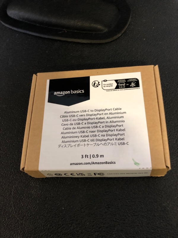 Photo 1 of Amazon Basics Aluminum USB-C to DisplayPort Cable - 3-foot