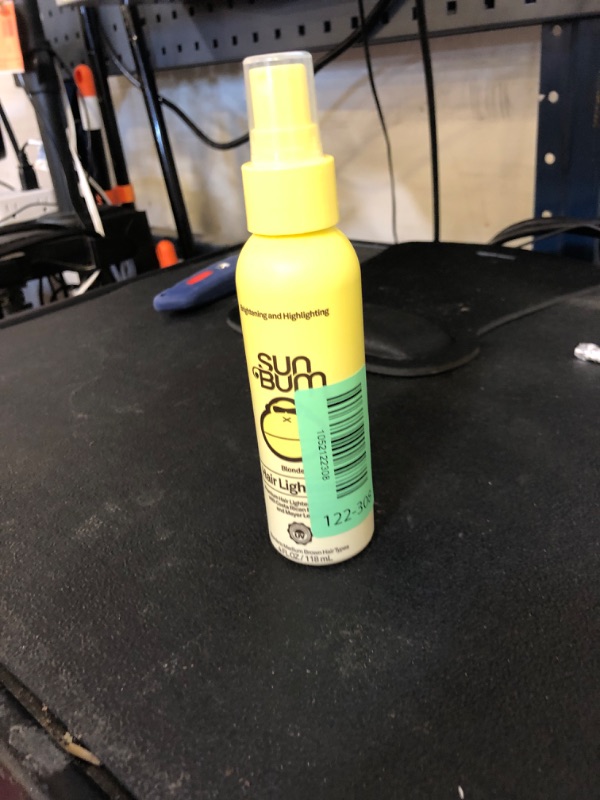 Photo 1 of Sun Bum Hair Lightener Spray - For Blonde to Medium Brown Hair Types - UV Protecting - Enriched with Pineapple and Meyer Lemon - Vegan - 4 oz
