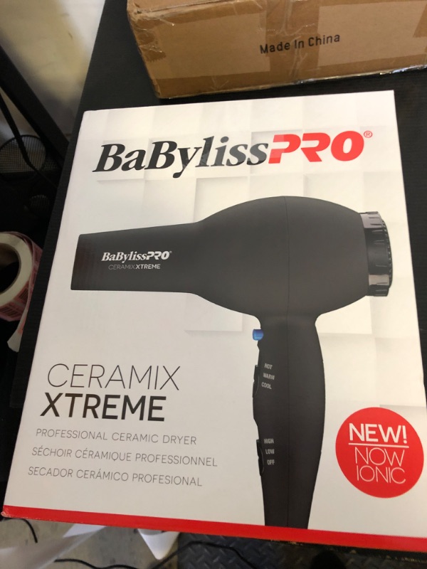 Photo 1 of BaBylissPRO Hair Dryer, Ceramix Xtreme 2000-Watt Blow Dryer, Hair Styling Tools & Appliances, BX2000