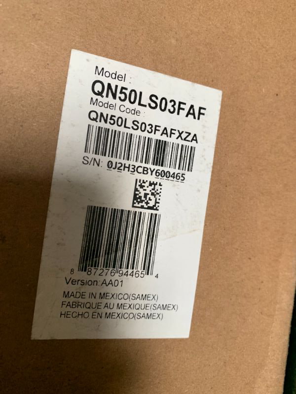 Photo 1 of Samsung 50-Inch Class The Frame LS03F 4K QLED Smart TV (2025 Model) Modern Frame Design, NQ4 AI Gen2 Processor, Art Mode, Artful Picture Quality, Samsung Vision AI, Alexa Built-in
