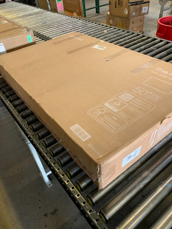 Photo 1 of Samsung 50-Inch Class The Frame LS03F 4K QLED Smart TV (2025 Model) Modern Frame Design, NQ4 AI Gen2 Processor, Art Mode, Artful Picture Quality, Samsung Vision AI, Alexa Built-in