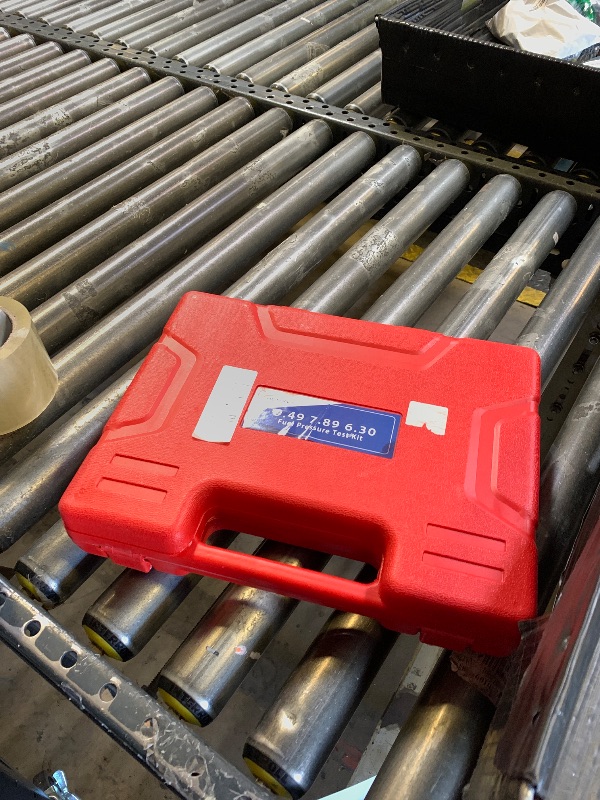 Photo 1 of BETOOLL Fuel Pressure Test Kit 0-100PSI with 9.49,7.89,6.30 Fuel Line Fittings