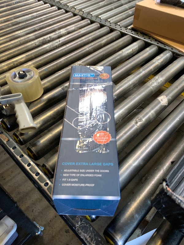 Photo 1 of Door Draft Blocker 32 Inches Door Sweep for Interior Doors Wind Blocker Door Bottom Seal Weather Stripping Black Door Draft Stoppers for Bottom of Door 32 Inch Block Cold Air Noise Smoke Stopper