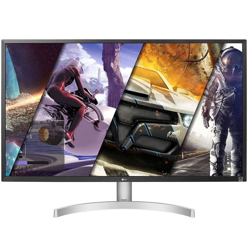Photo 1 of *MONITOR ONLY* LG 32UK50T-W - LED monitor - 32" (31.5" viewable) - 3840 x 2160 4K @ 60 Hz - VA - - 3000:1 - 4 ms - 2xHDMI, DisplayPort - speakers
