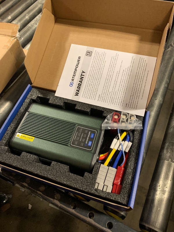 Photo 1 of ATEM POWER 40A DC to DC Battery Charger with Anderson Plug Reverse Charge Solar Input MPPT for AGM, Gel, Calcium, Lead Acid, LiFePO4 Batteries of 4WDs, RVs, Campers, Trailers On-Board Charger