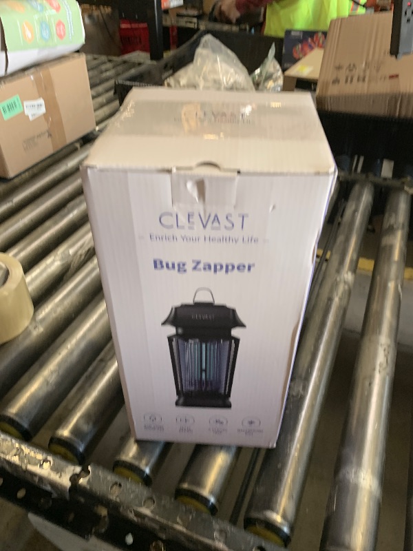 Photo 1 of CLEVAST Bug Zapper Outdoor - Electric Mosquito Zapper Indoor, Fly Traps with UV Light, Waterproof Flying Killer 4200V Insects Lamp for Patio, Yard, Garden, Porch