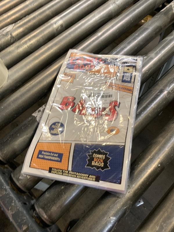 Photo 1 of 100 Count Comic Book Bags, Current Size Comic Bags 7.2 X 10.5 inch Transparent Acid-Free and Reusable Comic Book Sleeves for Regular Comics