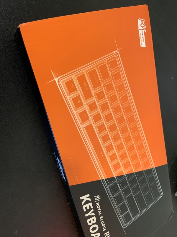 Photo 1 of RK ROYAL KLUDGE RK61 Wireless 60% Triple Mode BT5.0/2.4G/USB-C Mechanical Keyboard, 61 Keys Wireless Mechanical Keyboard, Compact Gaming Keyboard with Software (Hot Swappable Blue Switch, Black)