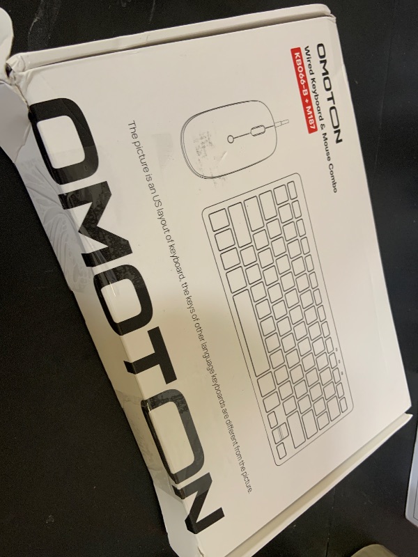 Photo 1 of OMOTON Wired Keyboard and Mouse Compatible with Mac, Keyboard with Dual Interface (Type-C and USB A), Mouse with USB A Interface for MacBook Pro/Air, iMac, Mac mini/Pro, White