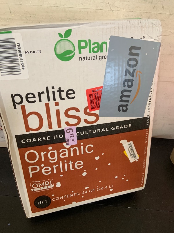 Photo 1 of Perlite Bliss (24 Qts) - Organic Perlite for Plants - Coarse Perlite Bulk Soil Amendment - Chunky Perlite for Plants, Potting Soil, Garden Soil, & Coco Coir - Horticultural Perlite for Gardening