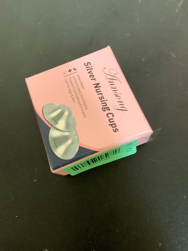 Photo 1 of Silver Nursing Cups - Nipple Shields for Nursing Newborn - Breastfeeding Essentials - Newborn Essentials - 925 Silver Nipple Covers (Regular)