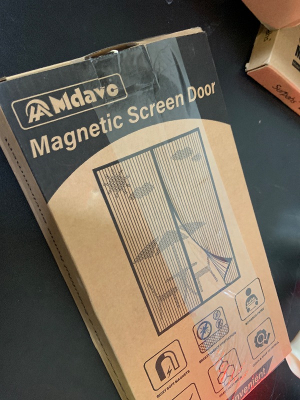 Photo 1 of Magnetic Screen Door, Keep Bugs Out, Pet & Kid Friendly?Works with Front Doors, Sliding Doors,Fit Door Size 36 x 80 Inches ?Black 
