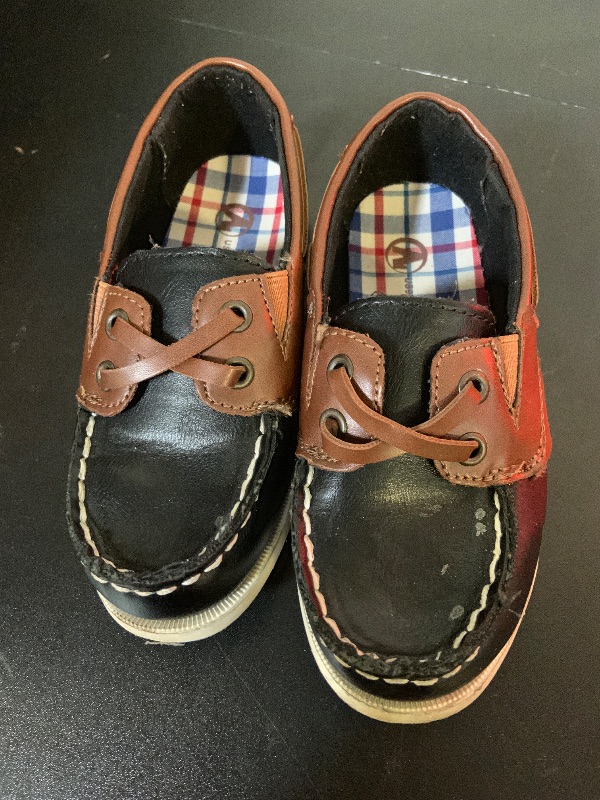 Photo 1 of HOMEHOT Boys Dress Shoes Casual School Shoes Slip on Boys Loafers (Toddler/Little Kid/Big Kid) Color Brown Size 8