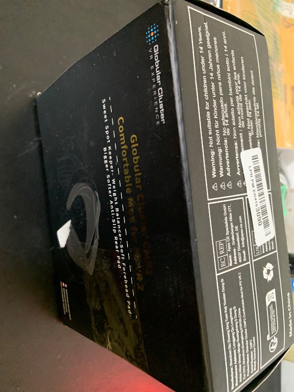 Photo 1 of Globular Cluster CMP2 Comfortable Mod for PS VR 2 - Sweet Spot Keeper- Weight Balancer-Soft Forehead Pad-Bigger Softer Anti-Slip Rear Pad
