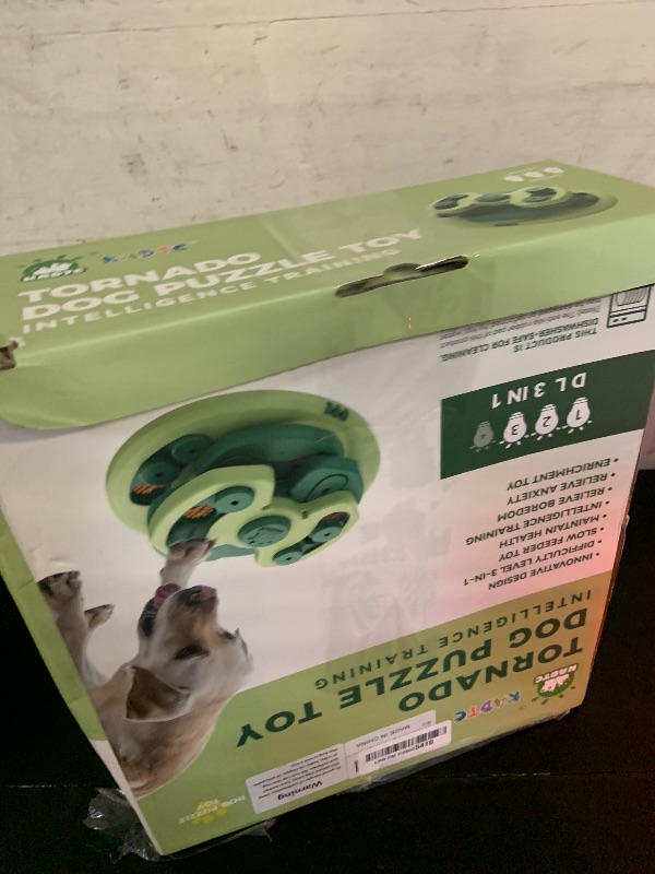 Photo 1 of KADTC Dog Puzzle Toy for Small/Medium/Large Dogs Puppy Food/Treat Toys Level 3 in 1 Interactive Mental Stimulation Brain Games Boredom Busters Keep Them Busy Beginner Enrichment Puzzles Toys