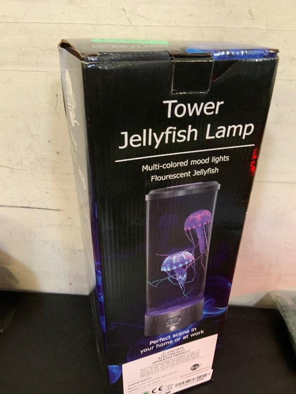 Photo 1 of Brewish Jellyfish Lamp, 16 Color Changing Options, 4 Modes Lifelike Jellyfish Aquarium, Auto Shutdown, Remote Control Electric Jellyfish LED Night Light, Cool Lamps for Home Decor & Men, Women, & Kids