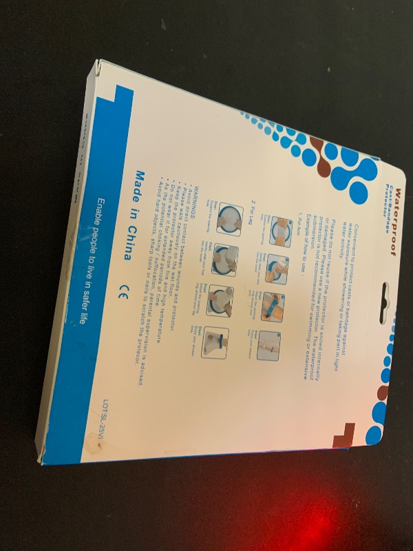 Photo 1 of 100% Waterproof Foot Cast Cover Wound Protector for Shower Bath, Watertight Cast Bag Covers for Broken Surgery Foot, Wound and Burns - Reusable [2025 Upgrade]