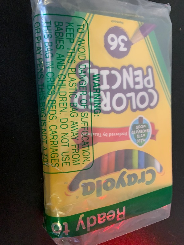 Photo 1 of Crayola Colored Pencils (36ct), Kids Pencil Set, Back to School Essentials, Must Have Classroom Supplies for Kids, Pre-Sharpened Coloring Book Pencils, 3+
