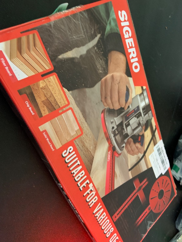 Photo 1 of Sigerio New 4 in 1 Router Milling Groove Bracket, Aluminum Alloy Router Circle Cutting Jig, Multifunctional Router Guide Cutting Large Circles From 10" to 58", Adjustable Woodworking Tool (Rose Red)