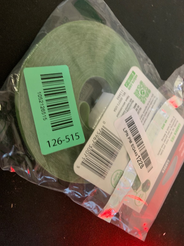 Photo 1 of VELCRO Brand VEL-30071-USA ONE-WRAP Garden Ties | Plant Supports for Effective Growing | Strong Grips are Reusable and Adjustable | Cut-to-Length, 50 ft x 1/2 in, Green-Recycled Plastic
