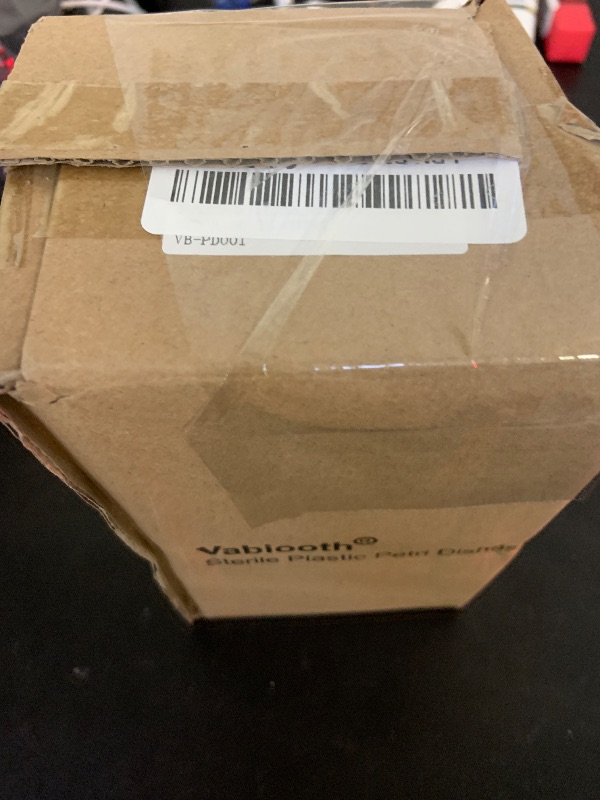 Photo 1 of 10 Pack Sterile Thick Plastic Petri Dishes with Lid, 90mm Dia x 15mm Deep Clear 3 Vents Petri Dish for Lab Science Experiment