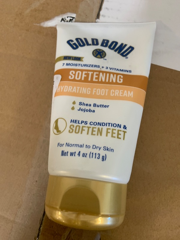 Photo 1 of Gold Bond Softening Foot Cream, 4 oz., With Shea Butter to Soften Rough & Dry Feet