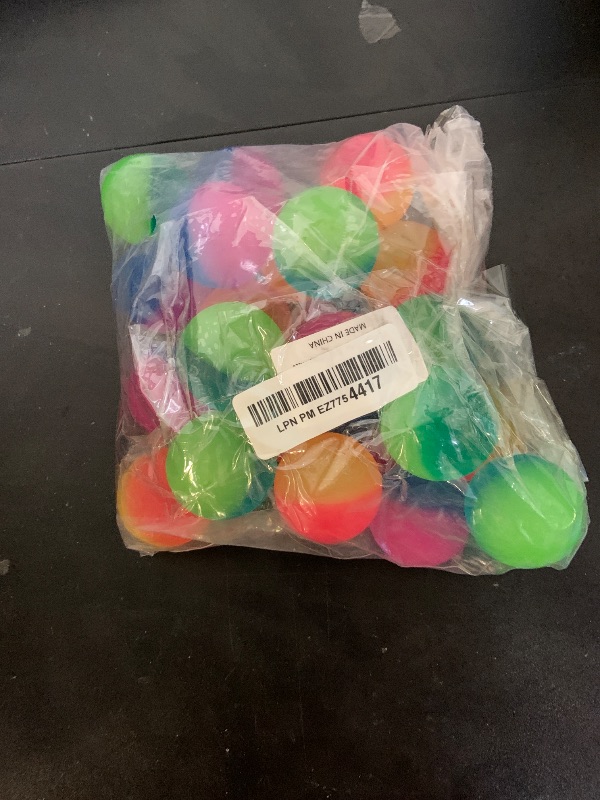 Photo 1 of Irrmshr 25 Pcs Multi-Item Party Favor Ball 45 mm Jumbo Super Bouncy Balls for Party Supplies