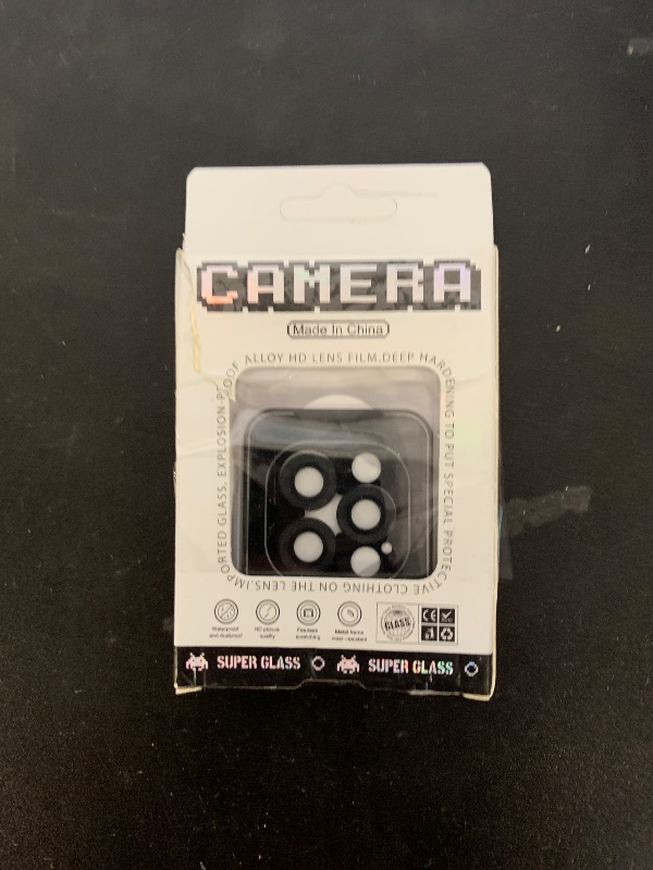 Photo 1 of Kucheed Bling Camera Lens Protector Compatible for iPhone 11 Pro/iPhone 11 Pro Max, Glitter Tempered Glass Camera Cover Film Stickers, Sparkling Automatic Alignment Individual Metal Rings