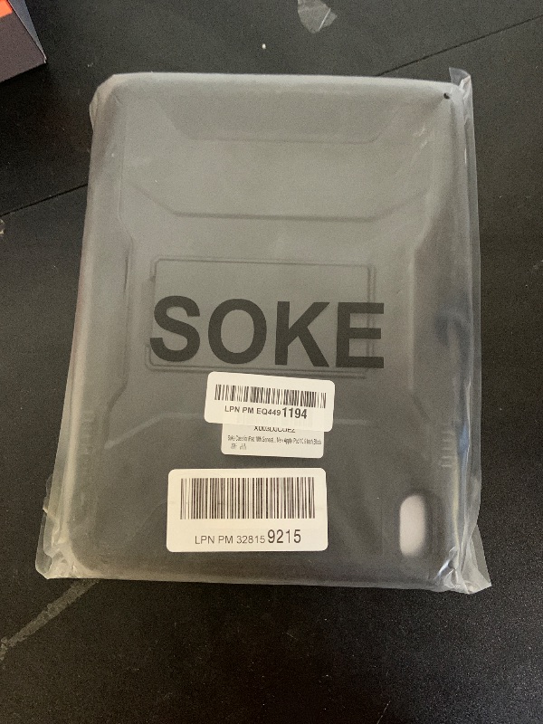 Photo 1 of Soke Case for iPad (A16) 11th Generation 11-inch 2025, iPad 10th Generation 10.9-inch 2022, with Built-in Screen Protector and Kickstand, Rugged Full Body Protective Cover - Black