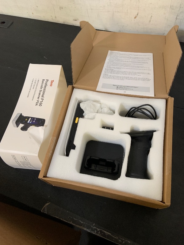 Photo 1 of Tera Android Barcode Scanner Mobile Computer with Charging Cradle Pistol Grip, 1D 2D QR Zebra Scanner, Android 10 Handheld PDA Data Terminal, IP 65 Rugged 4G Wi-Fi GPS Works with Bluetooth Model P160