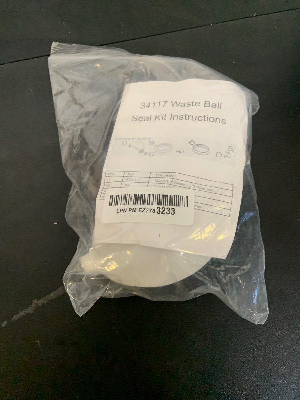 Photo 1 of 34117 Waste Ball Kit Compatible with Thetford Aqua Magic Style II, Style Lite, Style Plus Toilet, Includes Drive Arm, Replaces 34120, 34117, with Professional Installation