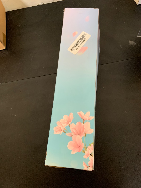 Photo 1 of mizii 3Pcs Artificial Pink Cherry Blossom Branches 40" Fake Silk Cherry Blossoms Flowers with Long Stem for Wedding Decorations Table Centerpieces Vase Arrangement Home Decor (Pink)