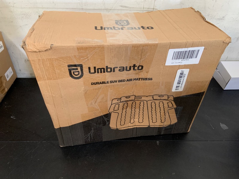 Photo 1 of Umbrauto SUV Air Mattress for Trunk: Upgraded Car Camping Mattress with Flocked Surface and Extra Thick Bottom, Van Sleeping Bed for Back Seat with Pump, Nozzle, Repair Patch, Carry Bag