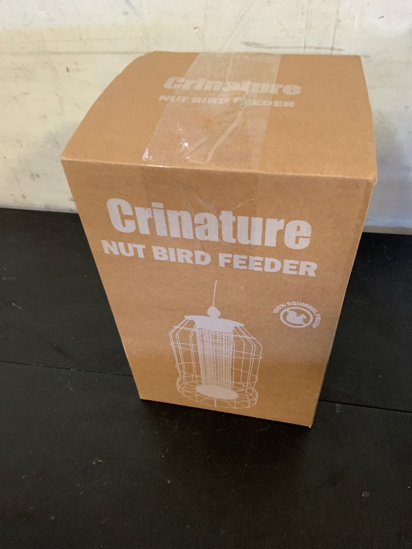 Photo 1 of Crinature Squirrel-Proof Bird Feeder-Outdoor Cage-Type Mesh Peanut Hanging Bird Feeder for Small Wild Birds- Chew-Resistant and Weatherproof(Green)