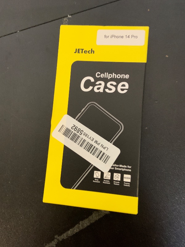 Photo 1 of JETech Silicone Case for iPhone 14 Pro 6.1-Inch, Silky-Soft Touch Full-Body Protective Phone Case, Shockproof Cover with Microfiber Lining (White)