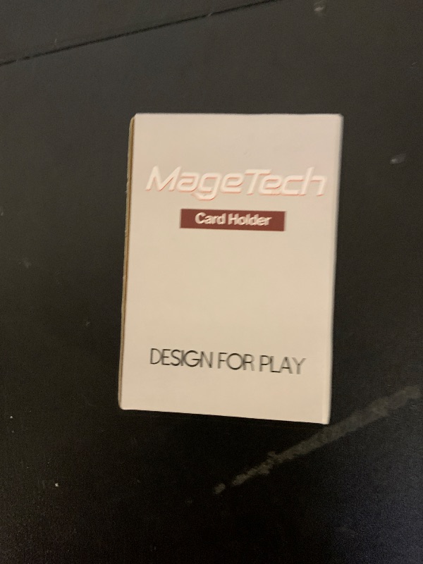Photo 1 of Mage Tech 35pt Card Holder for TCG Games - Holds Sleeved Cards, UV Protection, Clear Display Case for MTG, PTCG, OPCG, Lorcana & More - Transparent (5ct)