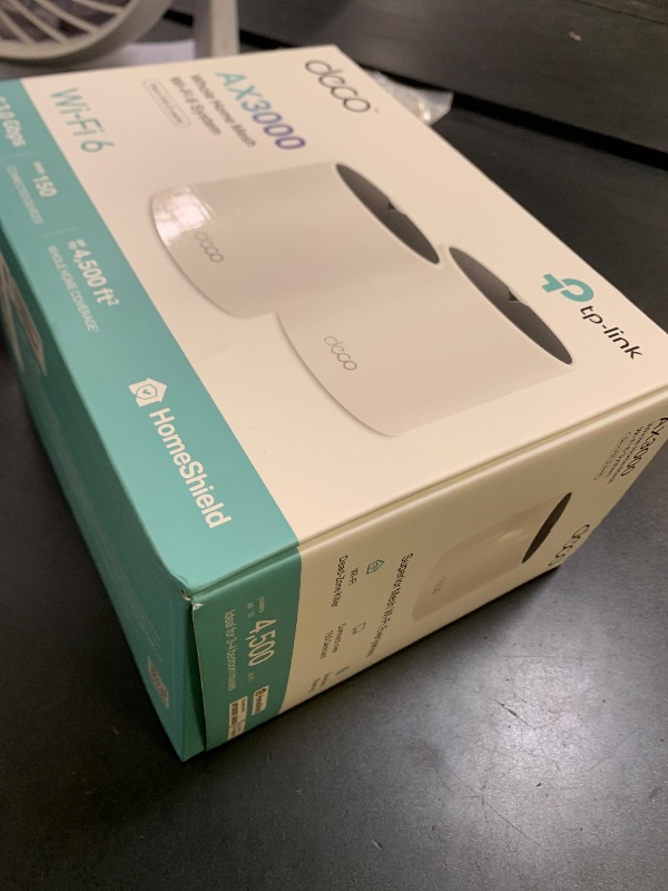 Photo 1 of TP-Link Deco X55 AX3000 WiFi 6 Mesh System - Covers up to 4500 Sq.Ft, Replaces Wireless Router and Extender, 3 Gigabit Ports per Unit, Supports Ethernet Backhaul, Deco X55(2-Pack)